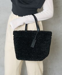 ボアミニトートバッグ