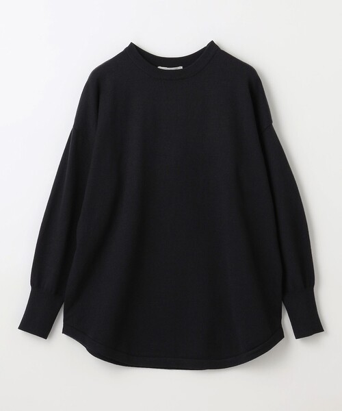 ANY(エニィ)の「【6色展開】ソフトタッチニットプルオーバー(ニット/セーター・レディース・ブラック系/グレー系/ベージュ系/ダークブラウン系/オレンジ系/ピーコックグリーン系・F)」の14枚目の写真