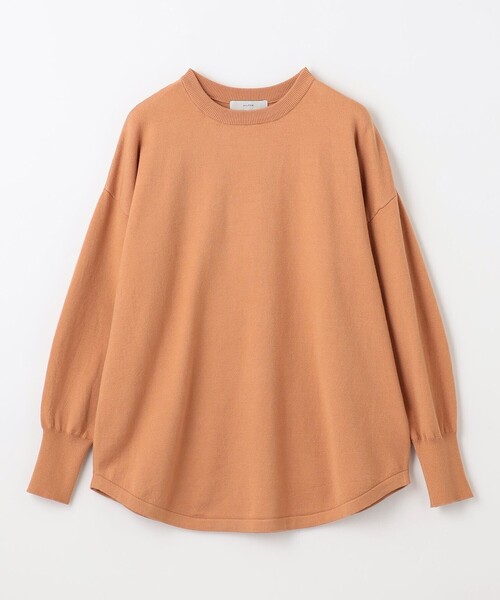 ANY(エニィ)の「【6色展開】ソフトタッチニットプルオーバー(ニット/セーター・レディース・ブラック系/グレー系/ベージュ系/ダークブラウン系/オレンジ系/ピーコックグリーン系・F)」の13枚目の写真