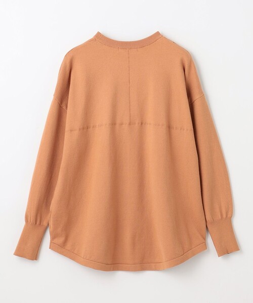 ANY(エニィ)の「【6色展開】ソフトタッチニットプルオーバー(ニット/セーター・レディース・ブラック系/グレー系/ベージュ系/ダークブラウン系/オレンジ系/ピーコックグリーン系・F)」の12枚目の写真