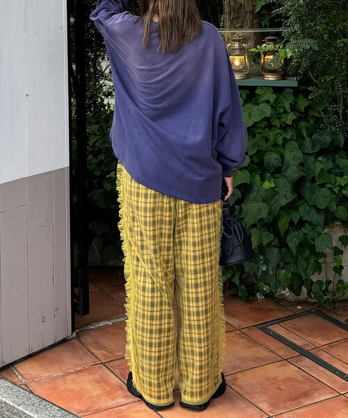 CIAOPANIC(チャオパニック)の「チュールレイヤードチェックパンツ(その他パンツ・レディース・レッド/オフホワイト/イエロー・ONE SIZE)」の18枚目の写真