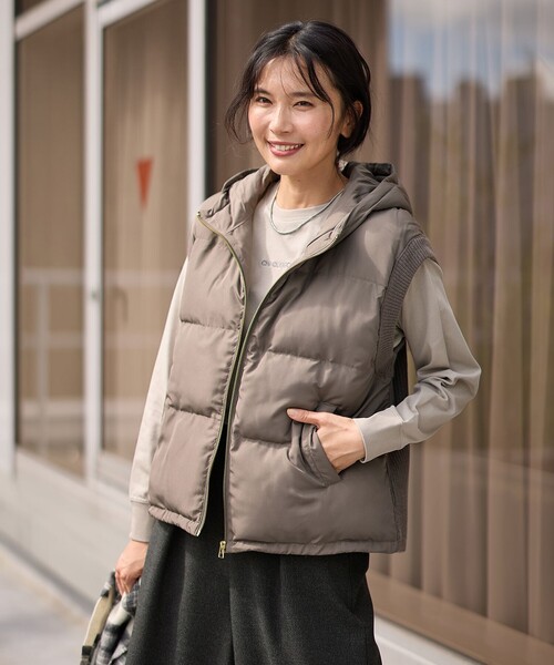 【セール】【手洗い可】ハイブリットベスト（ベスト）｜any Fam（エニィファム）