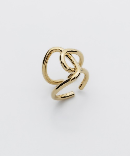 ciite'（シーテ）の「ビッグヒネリクロスリング（リング・レディース・シルバー/ゴールド/ピンクゴールド・FREE）」の8枚目の写真