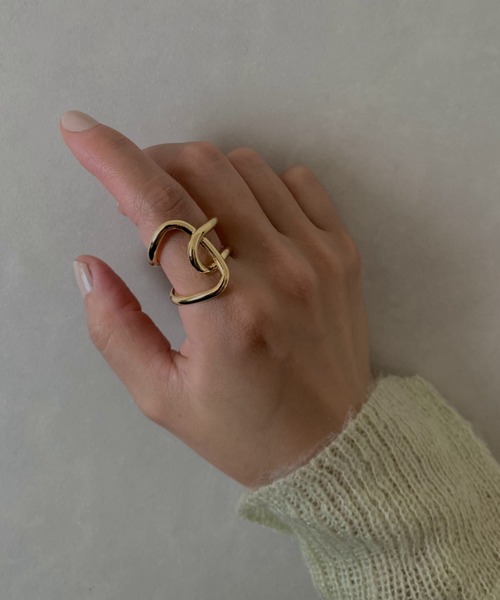 ciite'（シーテ）の「ビッグヒネリクロスリング（リング・レディース・シルバー/ゴールド/ピンクゴールド・FREE）」の19枚目の写真