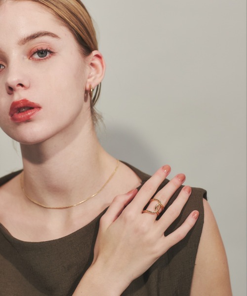 ciite'（シーテ）の「ビッグヒネリクロスリング（リング・レディース・シルバー/ゴールド/ピンクゴールド・FREE）」の22枚目の写真