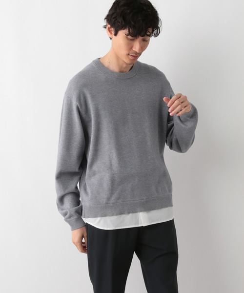 重ちー セール】メルティシャツレイヤード/116352（ニット/セーター）｜GLOBAL