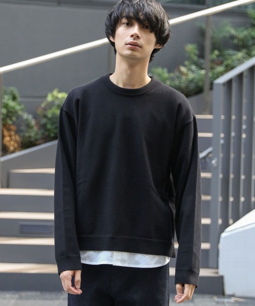 COOTIE 「Nylon Chino Cloth L/S Work Shirt」 オープンカラー