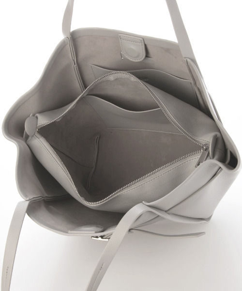 kakatoo（カカトゥ）の「カカトゥ kakatoo / ワイドトートバッグ（トートバッグ・レディース・グレー/キャメル/ブラック・FREE）」の14枚目の写真