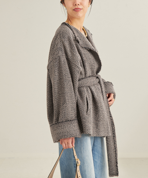 plage（プラージュ）の「HERRINGBONE TWEED ブルゾン（ブルゾン・レディース・ブラウン・FREE）」の13枚目の写真