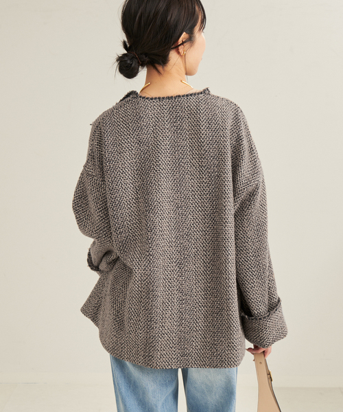 plage（プラージュ）の「HERRINGBONE TWEED ブルゾン（ブルゾン・レディース・ブラウン・FREE）」の14枚目の写真