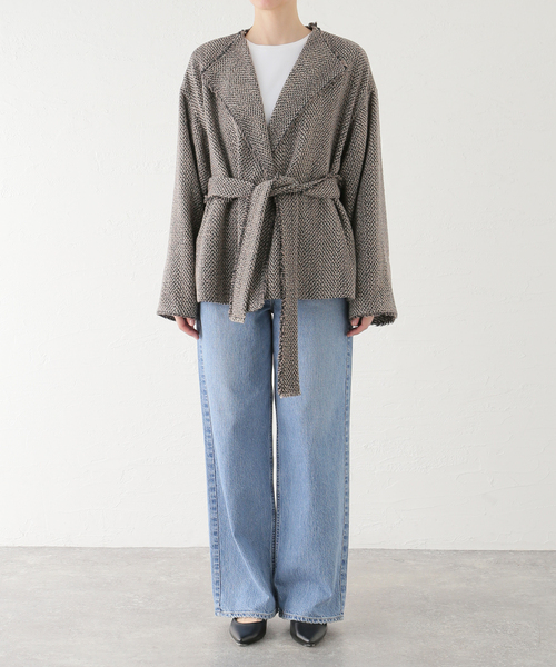 plage（プラージュ）の「HERRINGBONE TWEED ブルゾン（ブルゾン・レディース・ブラウン・FREE）」の16枚目の写真