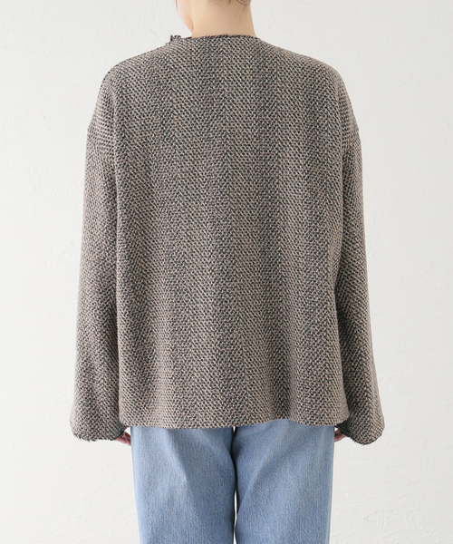 plage（プラージュ）の「HERRINGBONE TWEED ブルゾン（ブルゾン・レディース・ブラウン・FREE）」の19枚目の写真