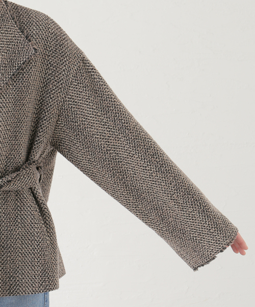 plage（プラージュ）の「HERRINGBONE TWEED ブルゾン（ブルゾン・レディース・ブラウン・FREE）」の22枚目の写真