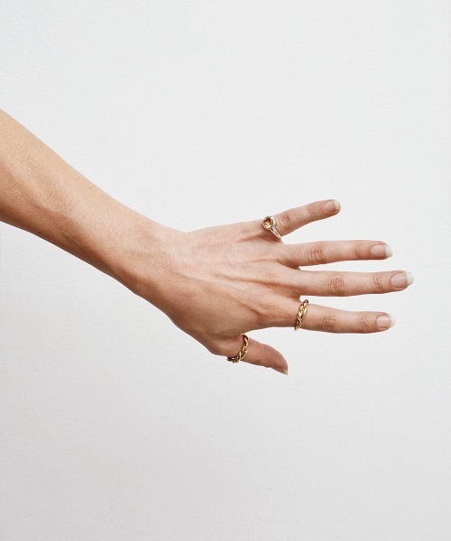 Fauvirame(フォーヴィレイム)の「【Fauvirame】Roots Ring(リング・レディース・ゴールド・11号/9号)」の3枚目の写真