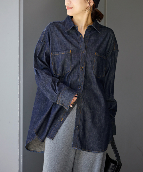 ジャーナルスタンダード　ライトオンデニムシャツ 追加》ライトオンスデニムシャツ（シャツ／ブラウス）｜JOURNAL