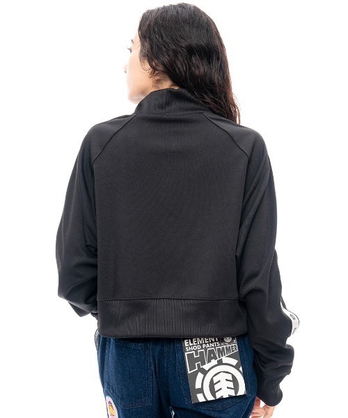 ELEMENT eden(エレメントエデン)の「ELEMENT レディース TRACK LOGO JACKET WO ジャケット/エレメントロゴスリーブラインジップアップジャケット(その他アウター・レディース・ブラック/ナチュラル・MEDIUM)」の16枚目の写真