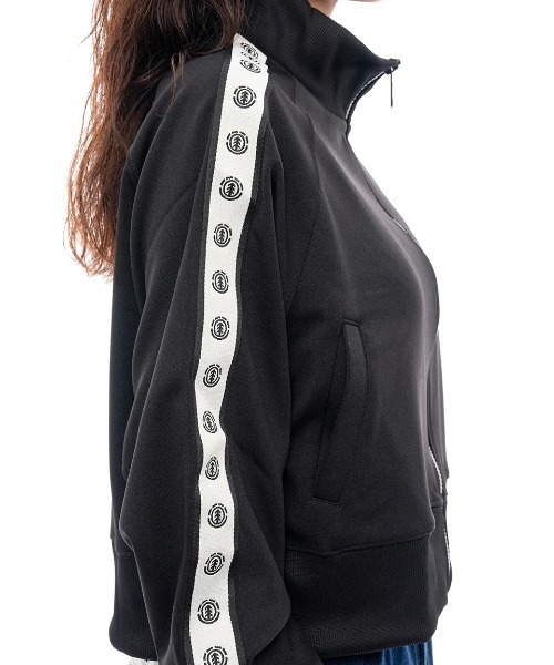 ELEMENT eden(エレメントエデン)の「ELEMENT レディース TRACK LOGO JACKET WO ジャケット/エレメントロゴスリーブラインジップアップジャケット(その他アウター・レディース・ブラック/ナチュラル・MEDIUM)」の13枚目の写真