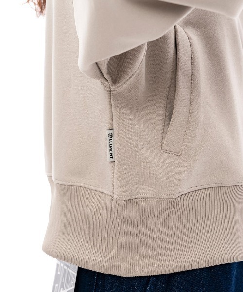 ELEMENT eden(エレメントエデン)の「ELEMENT レディース TRACK LOGO JACKET WO ジャケット/エレメントロゴスリーブラインジップアップジャケット(その他アウター・レディース・ブラック/ナチュラル・MEDIUM)」の6枚目の写真