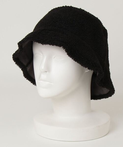 Minnetonka（ミネトンカ）の「【MINNETONKA/ミネトンカ】SUEDE BOA REVERSIBLE BUCKET HAT スエードボアリバーシブルハット（ハット・レディース・ブラウン/グリーン/アイボリー・FREE）」の5枚目の写真