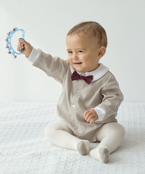 フォーマル ベビー ボーイズ シャツ風ロンパース（ロンパース