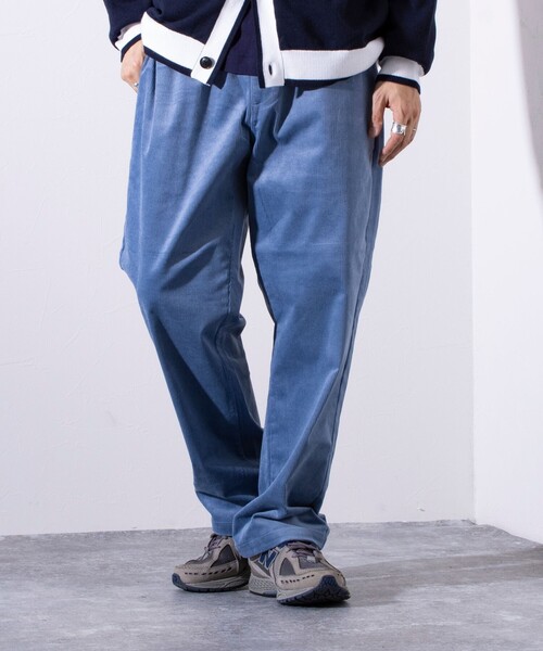 GLOSTER(グロスター)の「【GLOSTER/グロスター】GOODNESS コーデュロイ イージーパンツ (チェック/無地)(その他パンツ・メンズ・グリーン/ネイビー/チャコールグレー/ブラック系その他/アイボリー/サックスブルー/ブラウン系その他/ブラック・S/M/L)」の8枚目の写真
