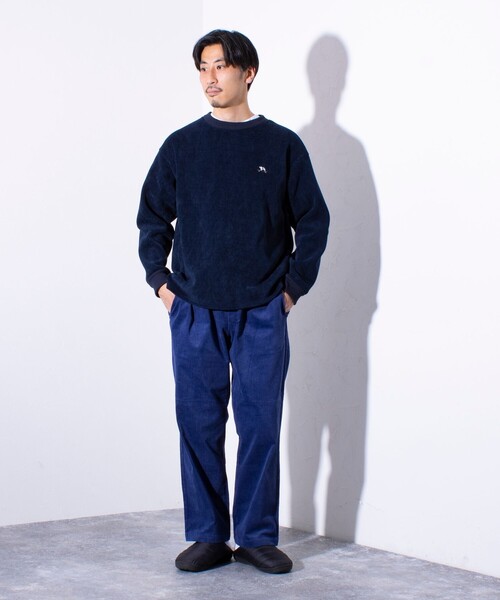 GLOSTER(グロスター)の「【GLOSTER/グロスター】GOODNESS コーデュロイ イージーパンツ (チェック/無地)(その他パンツ・メンズ・グリーン/ネイビー/チャコールグレー/ブラック系その他/アイボリー/サックスブルー/ブラウン系その他/ブラック・S/M/L)」の19枚目の写真