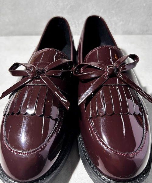 CALIFORNIA OUTFITTERS（カリフォルニア アウトフィッターズ）の「3-11A25 リボン ローファー モカシンシューズ（ローファー・レディース・ワイン/ブラック・40/38/36）」の22枚目の写真