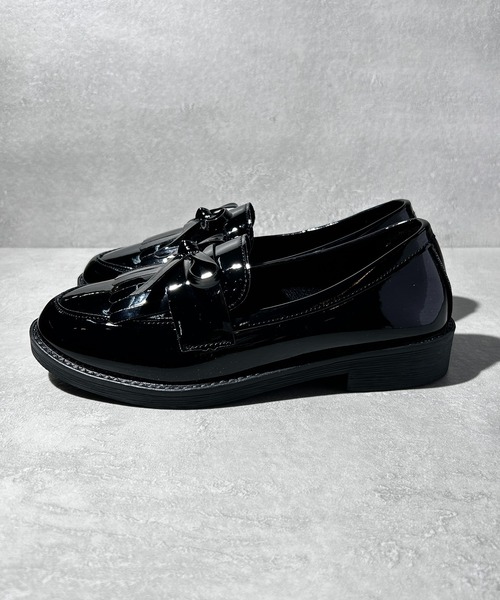 CALIFORNIA OUTFITTERS（カリフォルニア アウトフィッターズ）の「3-11A25 リボン ローファー モカシンシューズ（ローファー・レディース・ワイン/ブラック・40/38/36）」の16枚目の写真