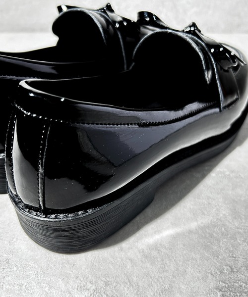 CALIFORNIA OUTFITTERS（カリフォルニア アウトフィッターズ）の「3-11A25 リボン ローファー モカシンシューズ（ローファー・レディース・ワイン/ブラック・40/38/36）」の18枚目の写真