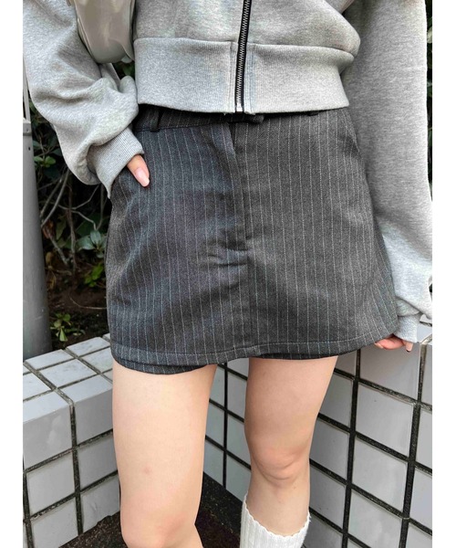 PHILLY（フィリー）の「【PHILLY】スカートレイヤードショートパンツ（その他パンツ・レディース・ブラック/グレー・FREE）」の12枚目の写真