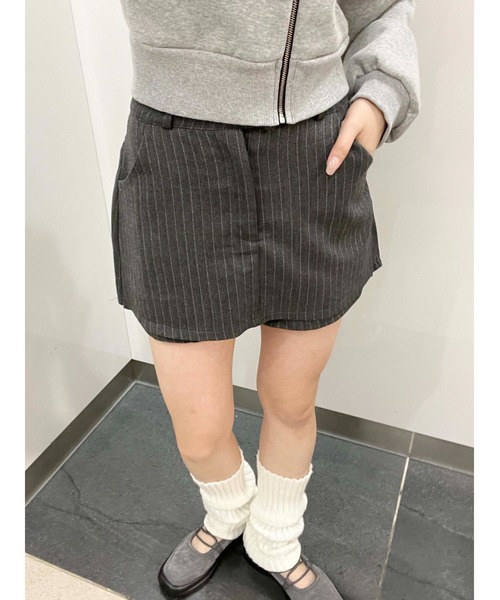 PHILLY（フィリー）の「【PHILLY】スカートレイヤードショートパンツ（その他パンツ・レディース・ブラック/グレー・FREE）」の14枚目の写真