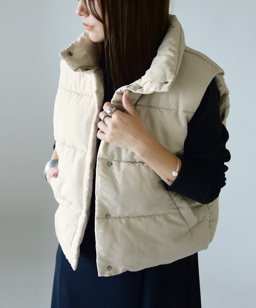 極美品☆エディフィス　ダウンベスト　ダウンパンパンで暖かい✨ □ 公式 □ SAYSKY/セイスカイ ダウンベスト NWLVE50c901 W