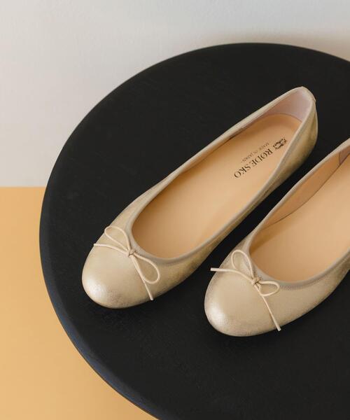 『MADE IN JAPAN』プレーンバレエシューズ（バレエシューズ）｜RODE SKO（ロデスコ）