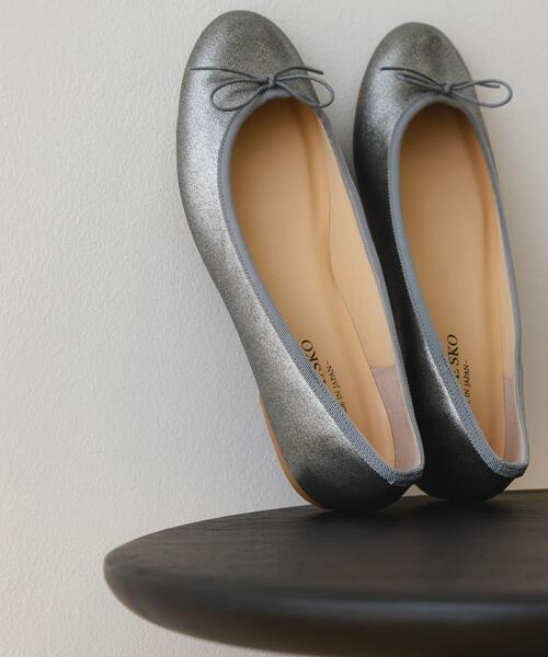 RODE SKO(ロデスコ)の「『MADE IN JAPAN』プレーンバレエシューズ(バレエシューズ・レディース・ゴールド/ブラック/シルバー/ピンク系その他/アニマル/ブラウン系その他/ブラック系その他・35/36/36.5/37/37.5/38/38.5/39/40)」の20枚目の写真