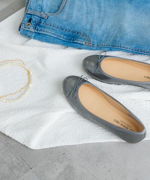 RODE SKO(ロデスコ)の「『MADE IN JAPAN』プレーンバレエシューズ(バレエシューズ・レディース・ゴールド/ブラック/シルバー/ピンク系その他/アニマル/ブラウン系その他/ブラック系その他・35/36/36.5/37/37.5/38/38.5/39/40)」の22枚目の写真