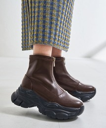 セール】ニットソックスレースアップブーツ 41431（ブーツ）｜ORiental