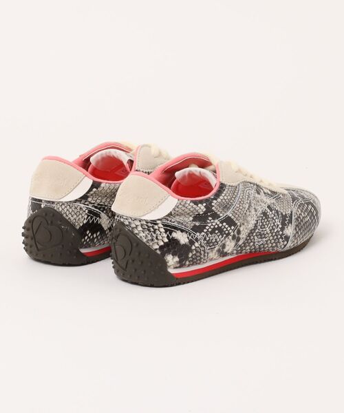 Desigual（デシグアル）の「RETROSNEAKERSNAKE レザースネークプリントローカットスニーカー（スニーカー・レディース・ホワイト・41/39/38/37/36/40）」の2枚目の写真