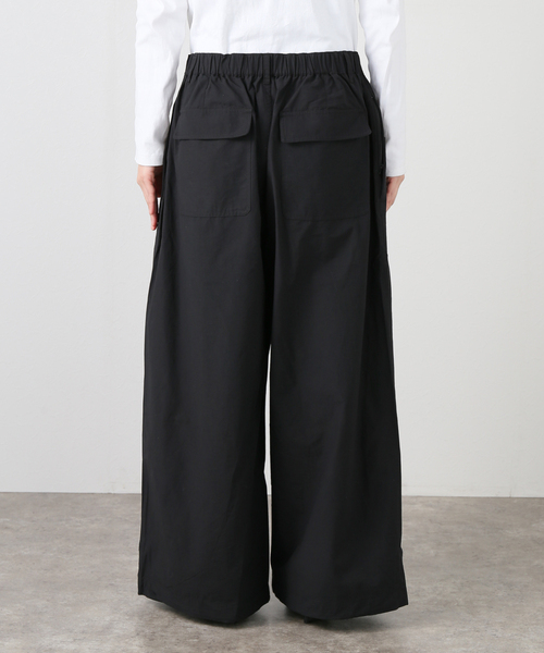 ANGLAN(アングラン)の「ANGLAN / アングラン Decent Pocket Deep Tuck Wide Pant(その他パンツ・レディース・ブラック・FREE)」の5枚目の写真