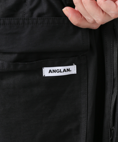 ANGLAN(アングラン)の「ANGLAN / アングラン Decent Pocket Deep Tuck Wide Pant(その他パンツ・レディース・ブラック・FREE)」の9枚目の写真