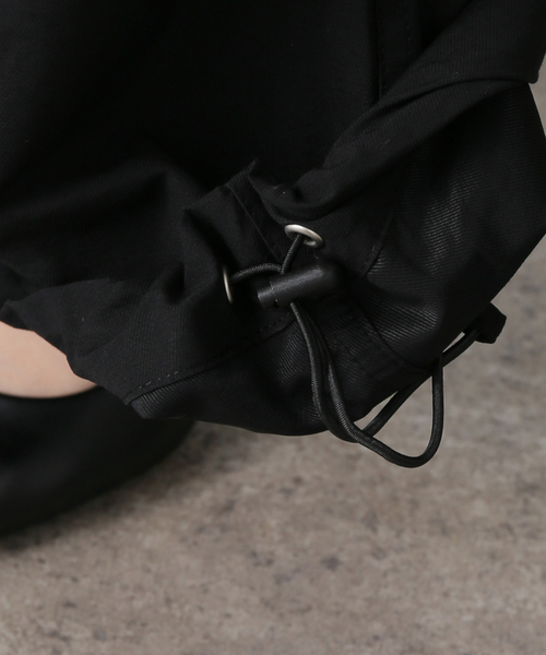 ANGLAN(アングラン)の「ANGLAN / アングラン Decent Pocket Deep Tuck Wide Pant(その他パンツ・レディース・ブラック・FREE)」の15枚目の写真