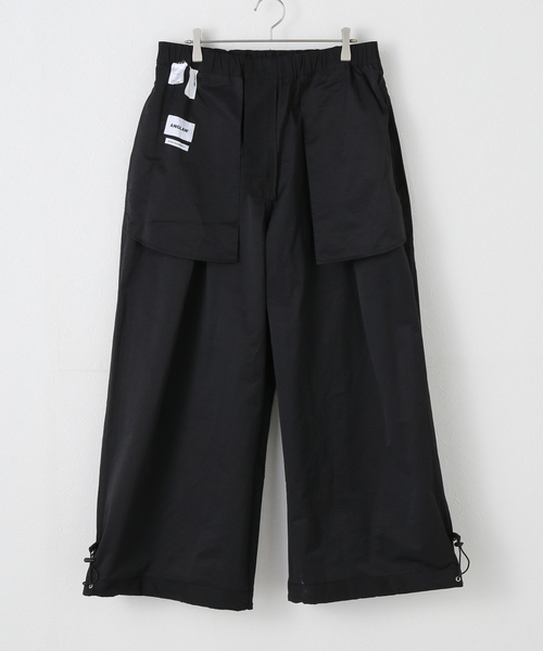 ANGLAN(アングラン)の「ANGLAN / アングラン Decent Pocket Deep Tuck Wide Pant(その他パンツ・レディース・ブラック・FREE)」の18枚目の写真