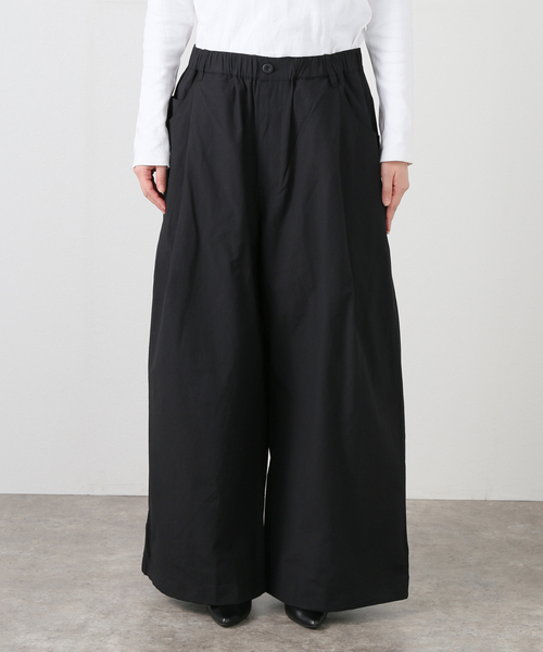 ANGLAN(アングラン)の「ANGLAN / アングラン Decent Pocket Deep Tuck Wide Pant(その他パンツ・レディース・ブラック・FREE)」の22枚目の写真