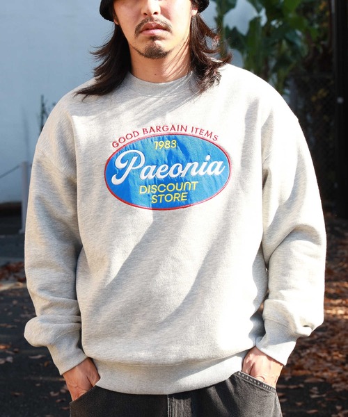 Right-on（ライトオン）の「【Refurbish】WEB限定 裏起毛デザインクルーネックスウェット（スウェット・メンズ・ネイビー/キナリ/ダークグレー/グレー・M/L）」の4枚目の写真