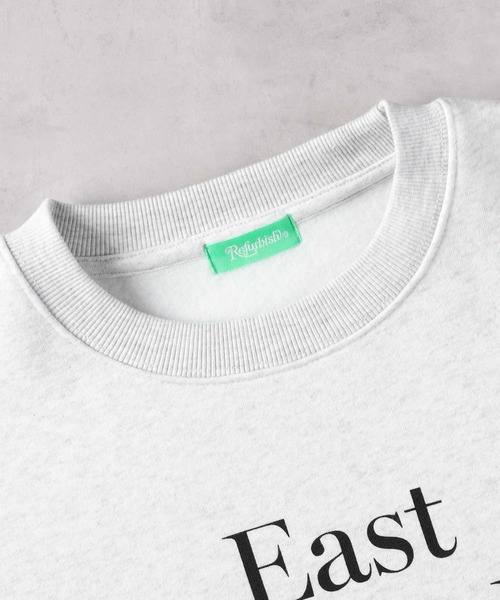 Right-on（ライトオン）の「【Refurbish】WEB限定 裏起毛デザインクルーネックスウェット（スウェット・メンズ・ネイビー/キナリ/ダークグレー/グレー・M/L）」の18枚目の写真