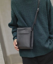 niko and... | ステッチスクエアフェイクレザーショルダーバッグ(ショルダーバッグ)