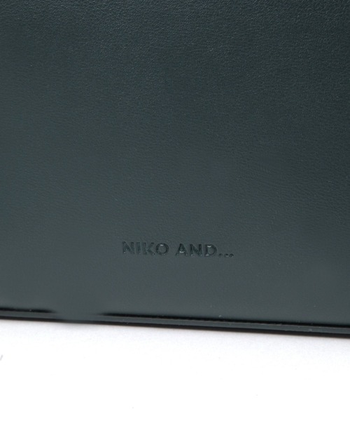 niko and...（ニコアンド）の「ステッチスクエアフェイクレザーショルダーバッグ（ショルダーバッグ・メンズ・ブラック/グリーン/ベージュ/ブラウン・FREE）」の12枚目の写真