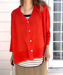 Q | 接触冷感ボックスカーデ(カーディガン/ボレロ)