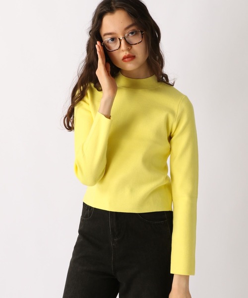 FOREVER 21(フォーエバー トゥエンティーワン)の「【2025SS】ハイネックインナーニット(ニット/セーター・レディース・ナチュラル/イエロー/ブラック・MEDIUM/SMALL)」の3枚目の写真