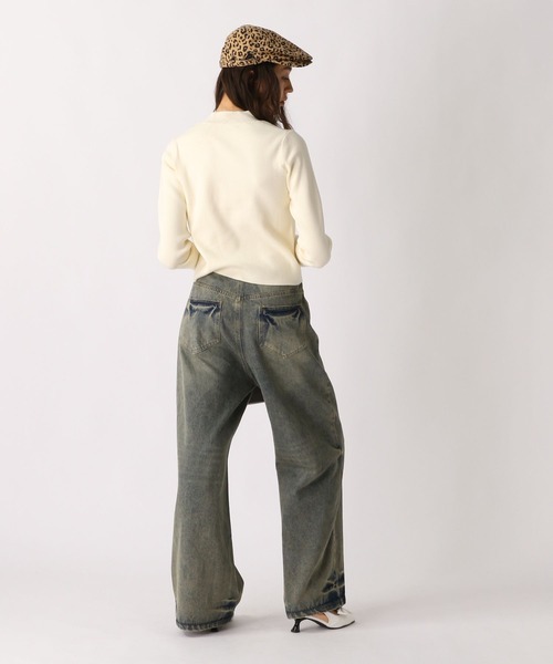 FOREVER 21(フォーエバー トゥエンティーワン)の「【2025SS】ハイネックインナーニット(ニット/セーター・レディース・ナチュラル/イエロー/ブラック・MEDIUM/SMALL)」の6枚目の写真