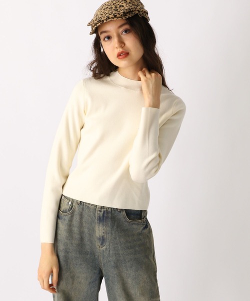 FOREVER 21(フォーエバー トゥエンティーワン)の「【2025SS】ハイネックインナーニット(ニット/セーター・レディース・ナチュラル/イエロー/ブラック・MEDIUM/SMALL)」の7枚目の写真